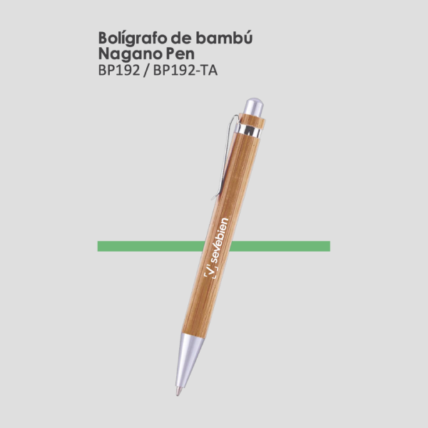 Bolígrafo de bambú Nagano Pen