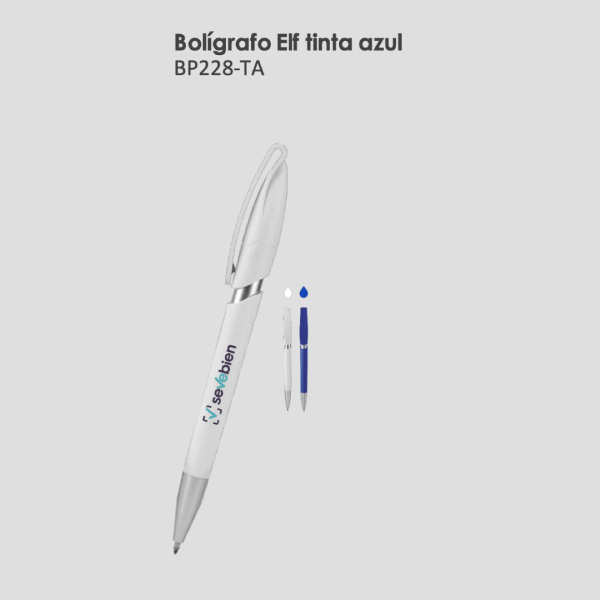 Bolígrafo Elf tinta azul