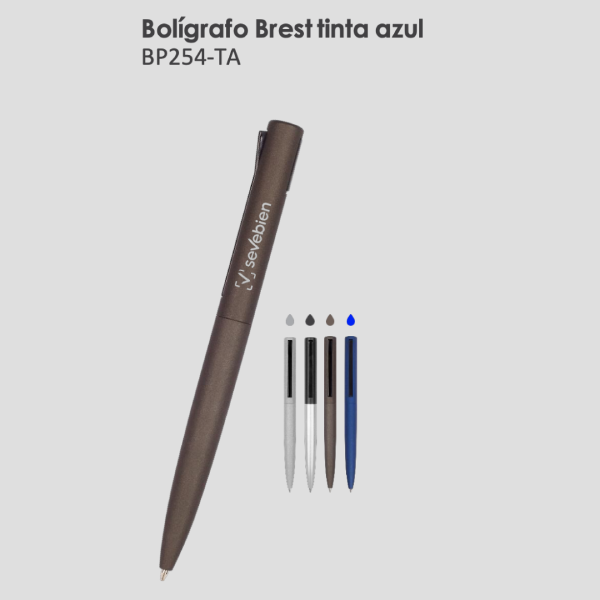 Bolígrafo Brest tinta azul