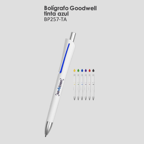 Bolígrafo Goodwell tinta azul