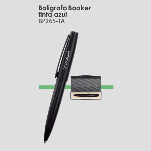 Bolígrafo Booker tinta azul