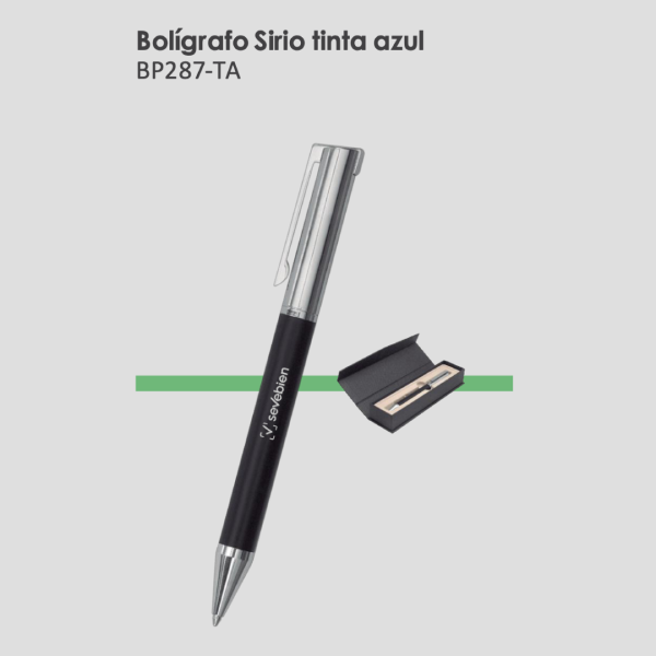 Bolígrafo Sirio tinta azul