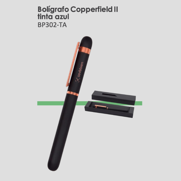 Bolígrafo Copperfield II tinta azul