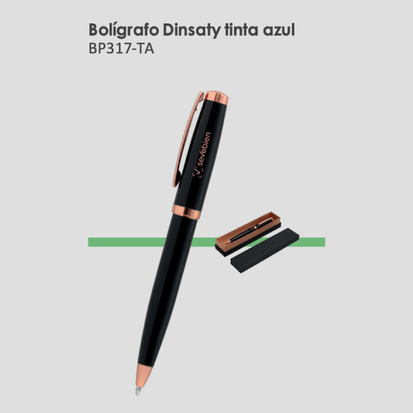 Bolígrafo Dinsaty tinta azul