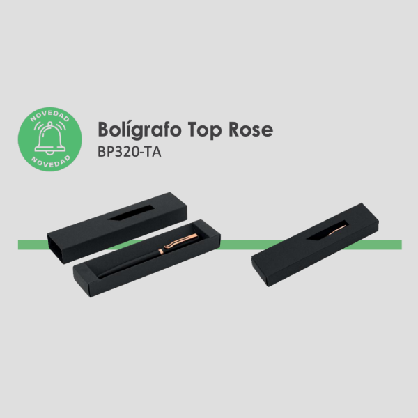 Bolígrafo Top Rose tinta azul