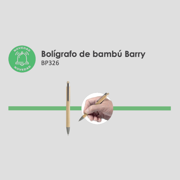 Bolígrafo de bambú Barry