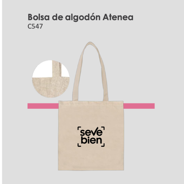 Bolsa de algodón Atenea