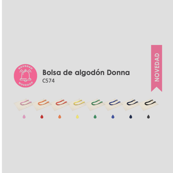Bolsa de algodón Donna