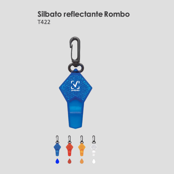 Silbato reflectante Rombo