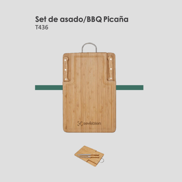 Set de asado/BBQ Picaña
