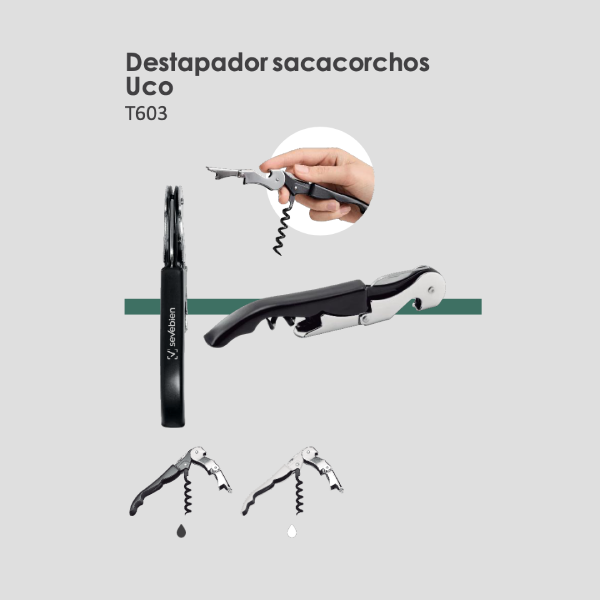 Destapador sacacorchos Uco
