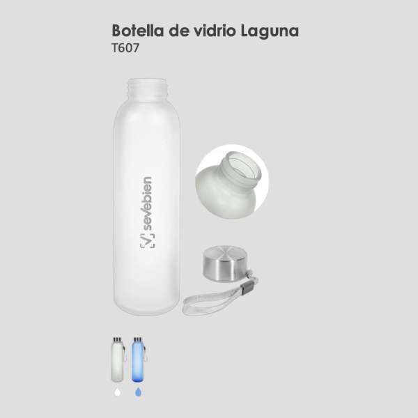 Botella de vidrio Laguna