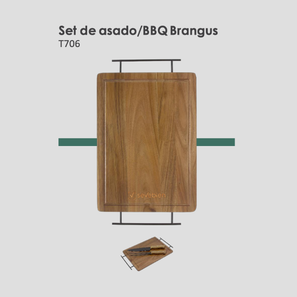 Set de asado/BBQ Brangus