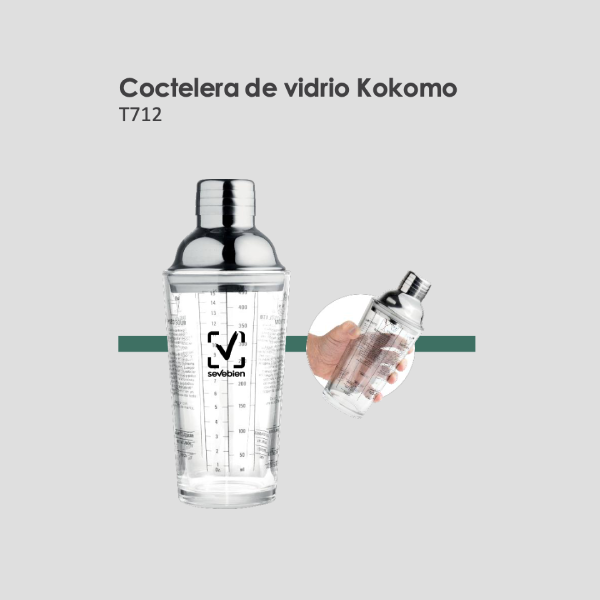 Coctelera de vidrio Kokomo
