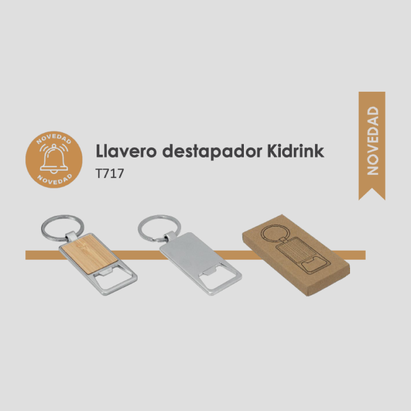 Llavero destapador Kidrink