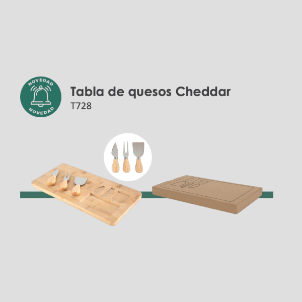 Tabla de quesos Cheddar