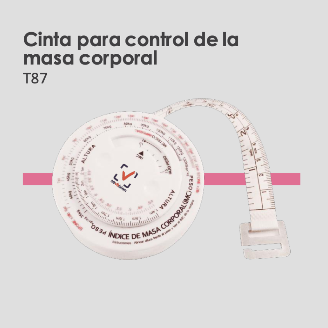 Cinta para control de la masa corporal
